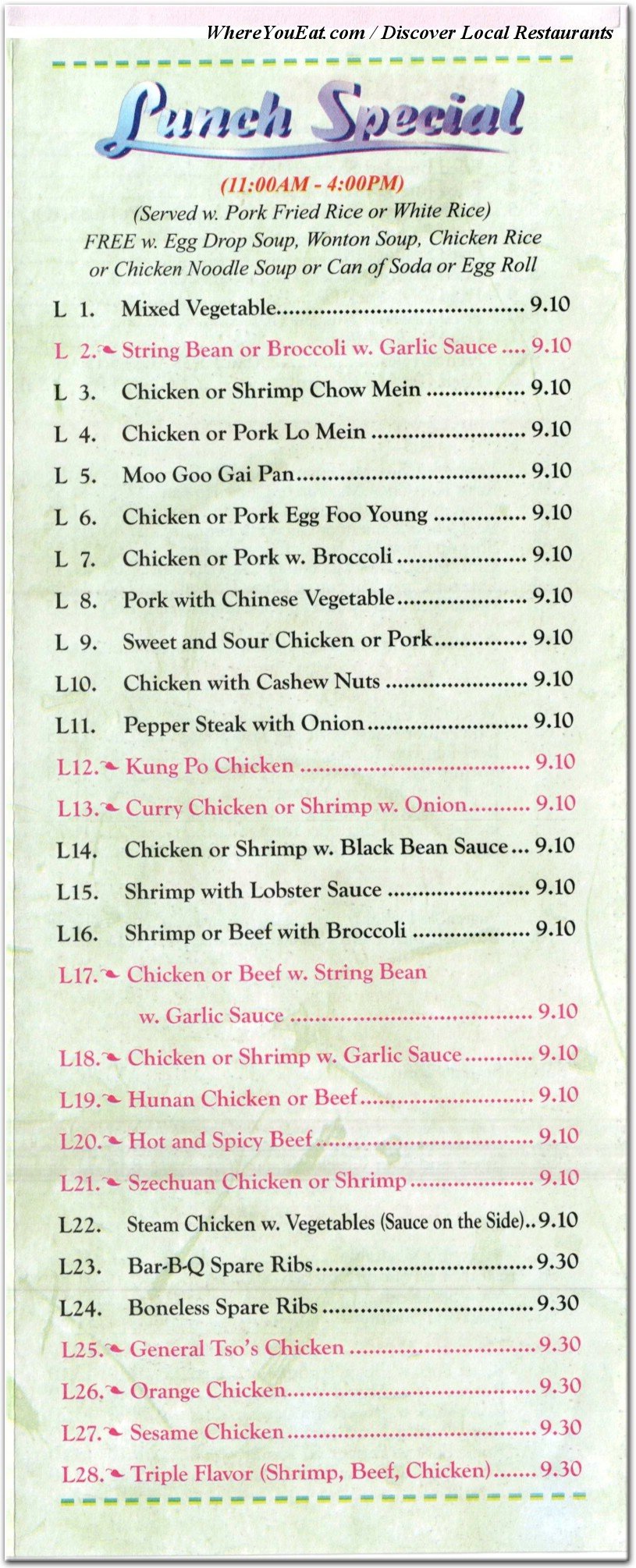 menu 6